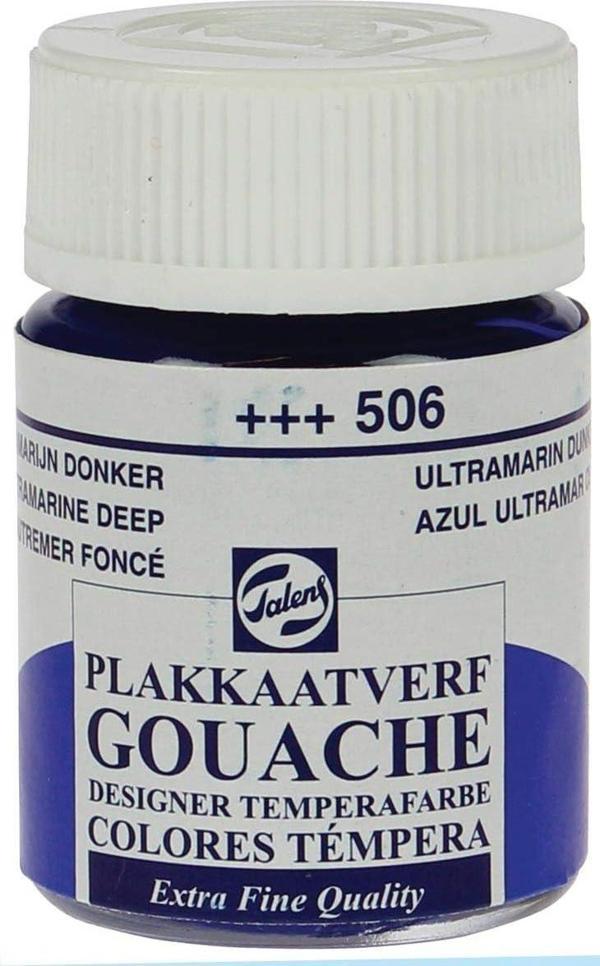 Talens Gouache Jar 16ml Guaj Boya Ultramarıne Deep / 506 - Image 1