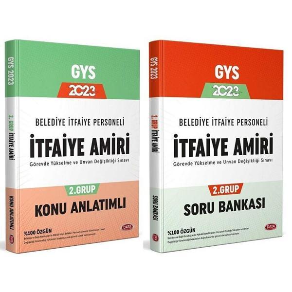 Data Yayınları 2023 GYS Belediye İtfaiye Amiri 2. Grup Konu + Soru 2 li Set Görevde Yükselme - Data Yayınları - Image 1