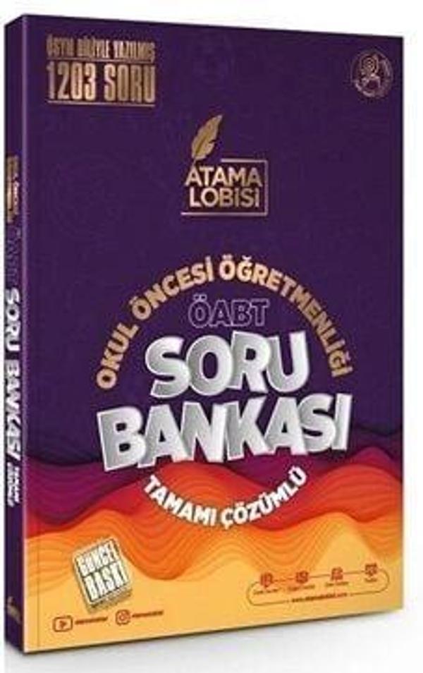 Atama Lobisi Yayınları ÖABT Okul Öncesi Öğretmenliği Soru Bankası Çözümlü - Atama Lobisi Yayınları - Image 1