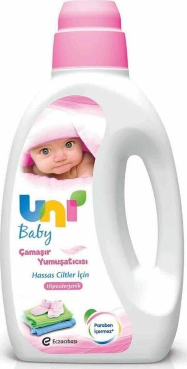 Uni Baby Hassas Cilt Pembe Çamaşır Yumuşatıcı 1500 Ml - Image 1