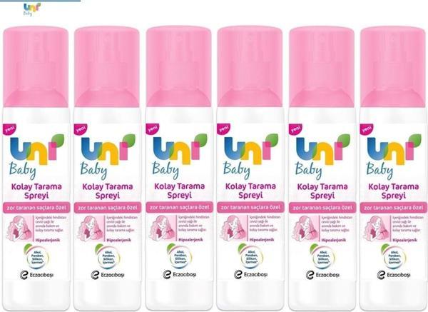 Uni Baby Kolay Tarama Spreyi 200 Ml X 6 Adet - Image 1