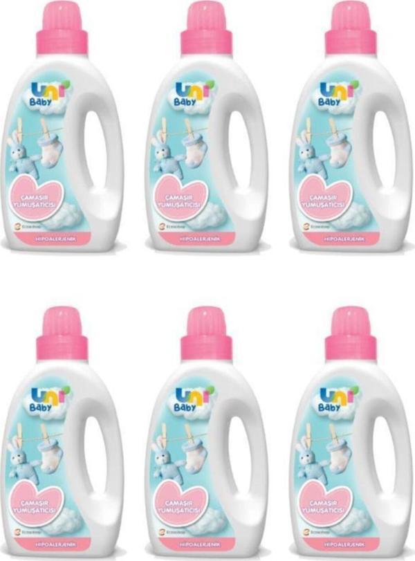 Uni Baby Sıvı Çamaşır Yumuşatıcısı 1500 Ml (6 Adet) - Image 1