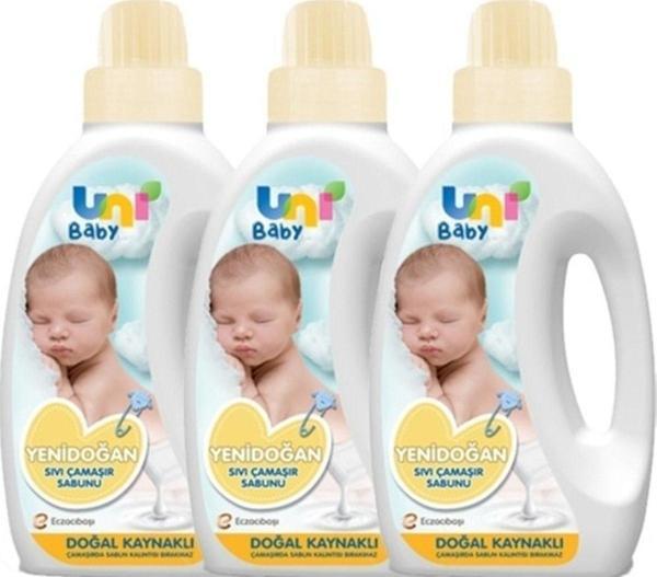 Uni Baby Yenidoğan Çamaşır Sabunu 1500 Ml X 3 Adet - Image 1