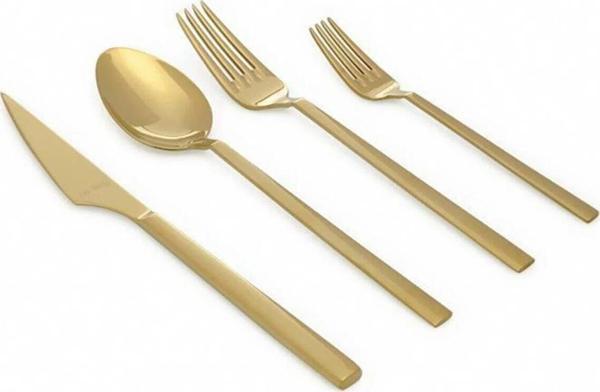 Aryıldız 89 Parça Vogue Gold Pvd Çatal Kaşık Bıçak Seti  - Image 1