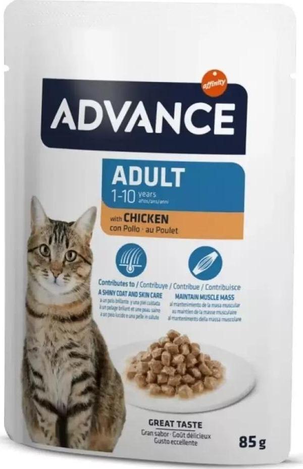 Advance Tavuklu Yetişkin Kedi Konservesi 85 Gr - Image 1