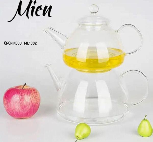 Mien Düz Cam Çaydanlık 2 Lt ML1002  - Image 1