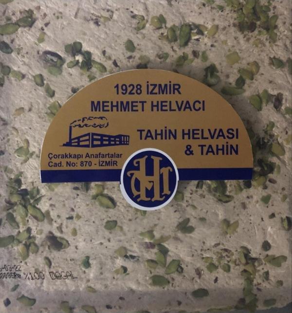 1928 Mehmet Helvacı Antep Fıstıklı Tahin Helvası 5 Kg Tepside Mega Paket - Image 1