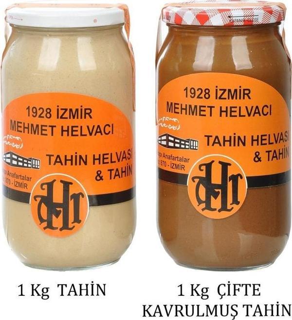1928 Mehmet Helvacı Çifte Kavrulmuş Tahin 1 Kg & Tahin 1 Kg (2'li Fırsat Paketi) - Image 1