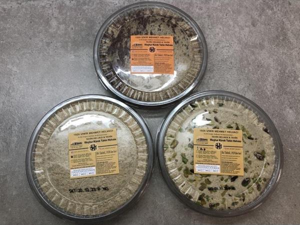 1928 Mehmet Helvacı Meşhur Kürek Tahin Helvası 3'lü Paket Sade Kakaolu & Antep Fıstıklı 500 Gr - Image 1