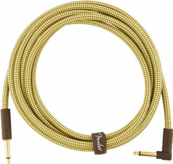 Fender Deluxe Straight/Angle SA Tweed 3 Metre Enstrüman Kablosu - Image 1