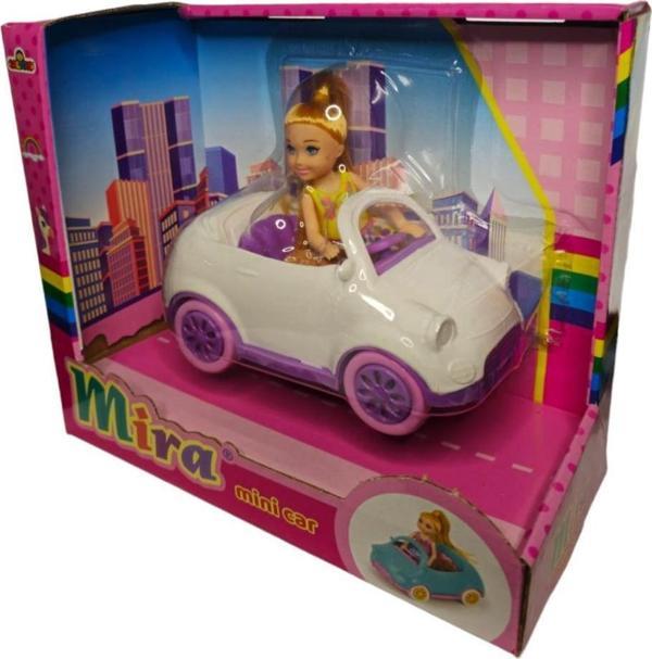 Galtoys Mira Bebekli Mini Car GLT-E406,Evcil Hayvanı ile Arabalı Oyuncak Bebek  - Image 1