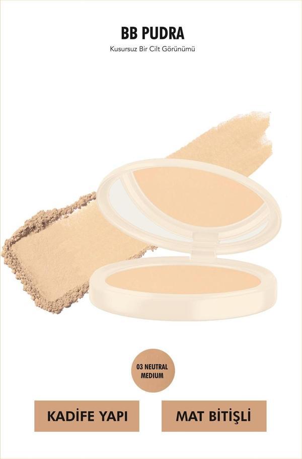 Farmasi Bb Pudra 03 Neutral Medium 12 Gr - Image 1