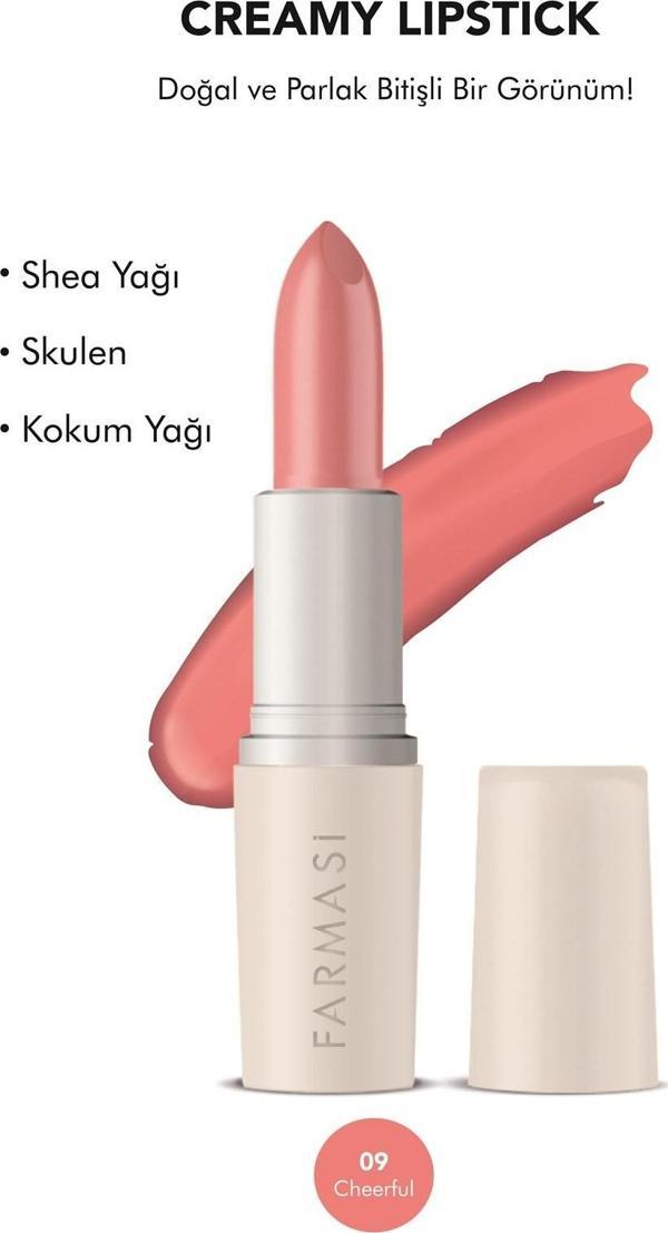 Farmasi Creamy Lipstick 09 Cheerful 4 Gr - Image 1