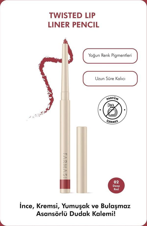 Farmasi Dudak Kalemi 02 Deep Red - Image 1