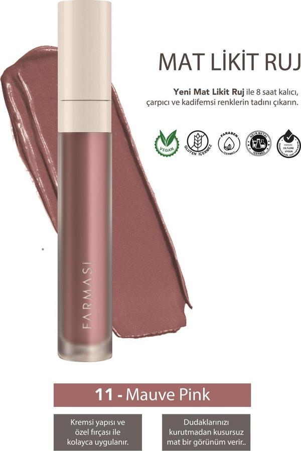 Farmasi Mat Likit Ruj 11 Mauve Pink - Image 1