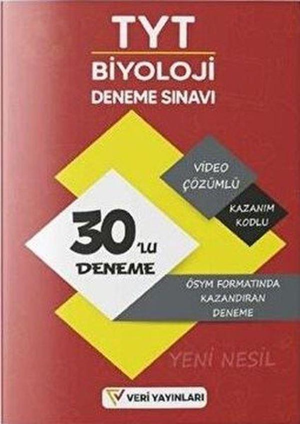 TYT Biyoloji 30'lu Deneme - Veri Yayınları - Image 1