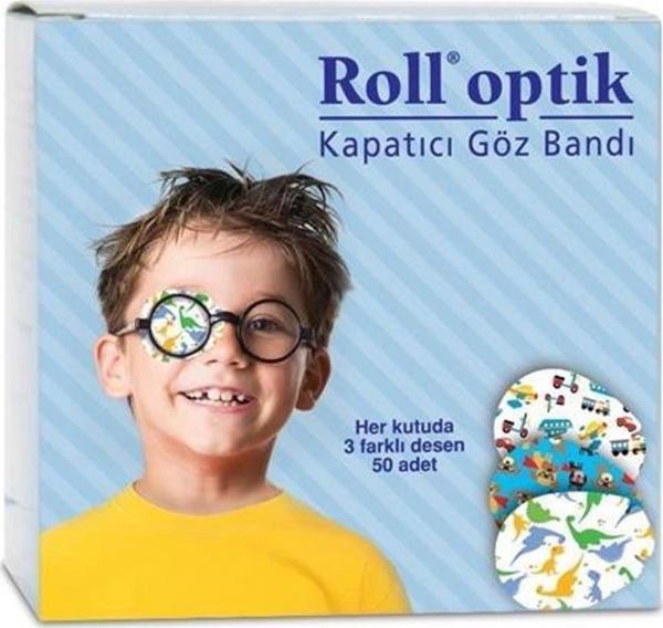 ROLL OPTIK ERKEK KAPATICI GÖZ BANDI 50'Lİ - Image 1