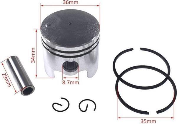 İkra IBKH 33 Motorlu Multi Tırpan Piston Seti - Image 1