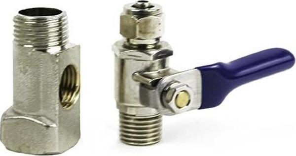 Aquames Su Arıtma Cihazı 3/8" Hat Alma Aparatı ve Küresel Vana - Image 1