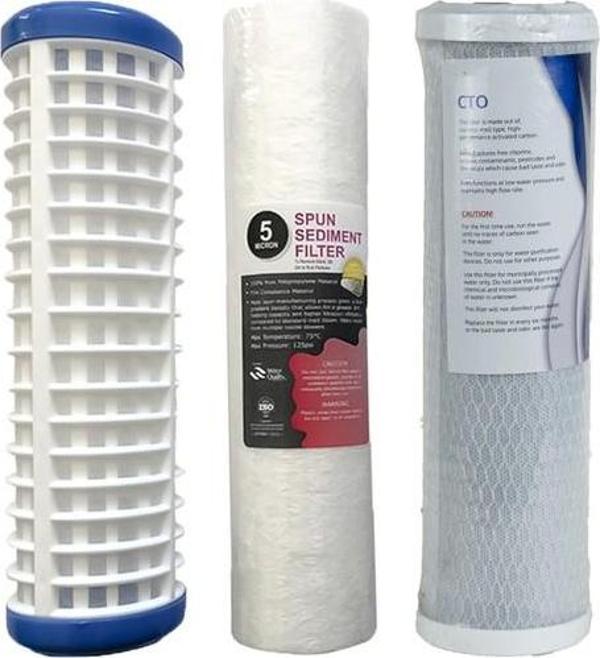 Aquames - Su Arıtma Eco Yıkanabilir Filtreli Ön Filtre Seti - Image 1