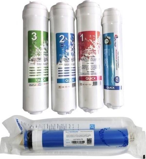 Su Arıtma Cihazları Için Eco Inline 12 Inch Filtre Seti 5'li - Image 1