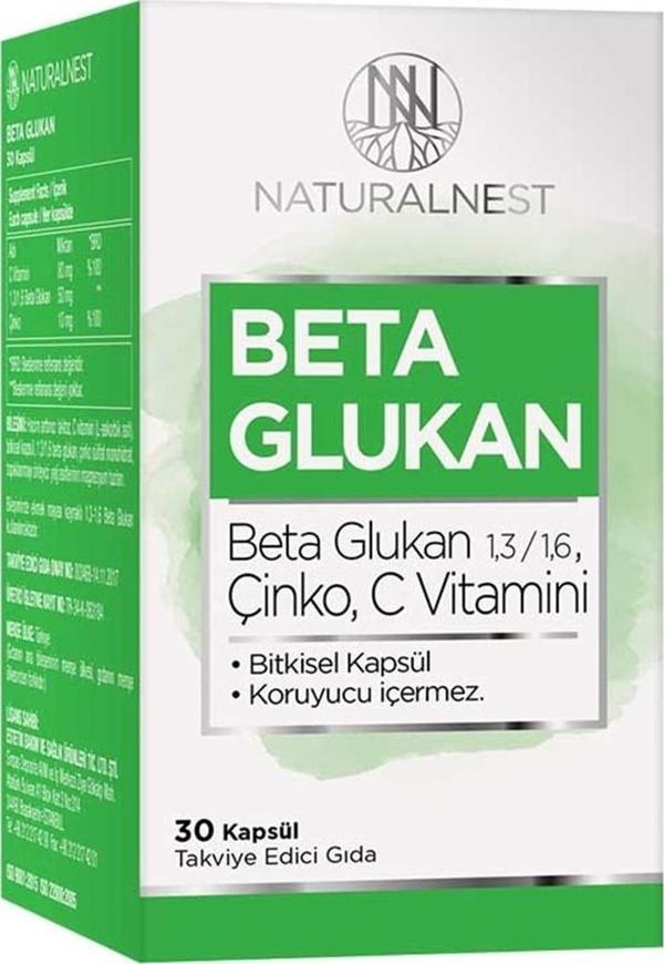 Naturalnest Beta Glukan 30 Hard Kapsül - Image 1