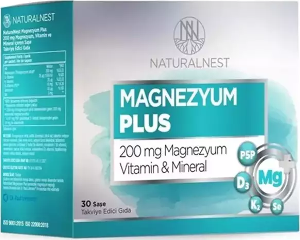 Naturalnest Magnezyum Plus 30 Saşe - Image 1