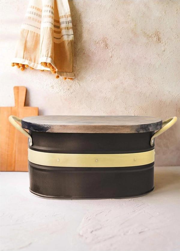 The Mia Galvin Ekmek Saklama Kabı Siyah GLN0064  - Image 1