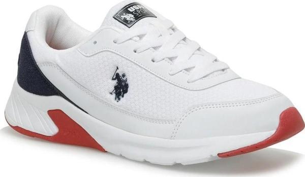 U.S. Polo Assn. MOSS 3FX BEYAZ COMFORT CASUAL GÜNLÜK SPOR AYAKKABISI - Image 1
