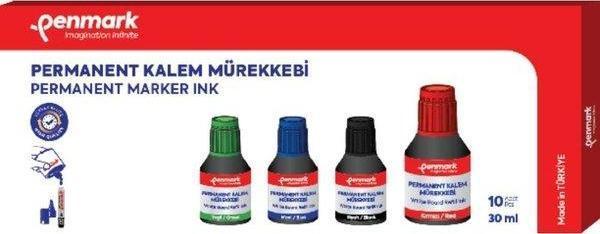 Penmark Permanent Marker Mürekkebi 30 Ml Kırmızı - Image 1