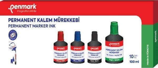 Penmark Permanent Marker Mürekkebi 100 Ml Yeşil - Image 1