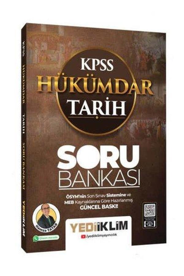 2024 KPSS Hükümdar Tarih Soru Bankası - Yediiklim Yayınları - Image 1