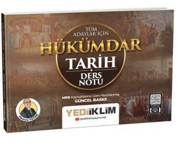 2024 Tüm Adaylar İçin Hükümdar Tarih Ders Notları - Yediiklim Yayınları - Image 1