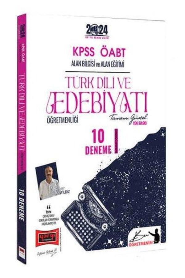 2024 ÖABT Türk Dili ve Edebiyatı Tamamı Çözümlü 10 Deneme Sınavı - Yargı Yayınları - Image 1