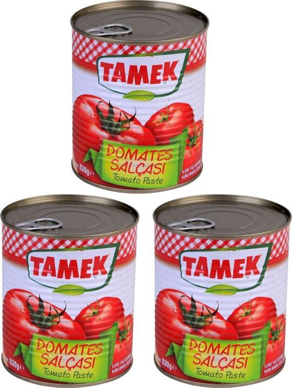 Tamek Domates Salçası 830 gr x 3 Adet - Image 1