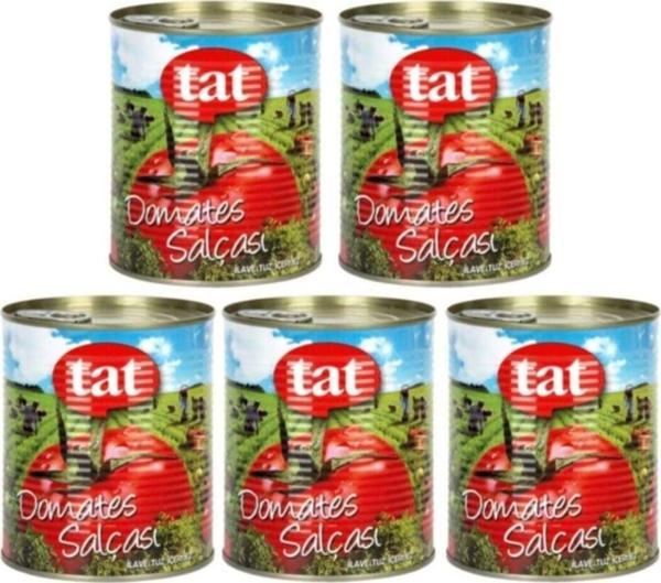 Tat Domates Salçası 830 gr 5 Adet - Image 1