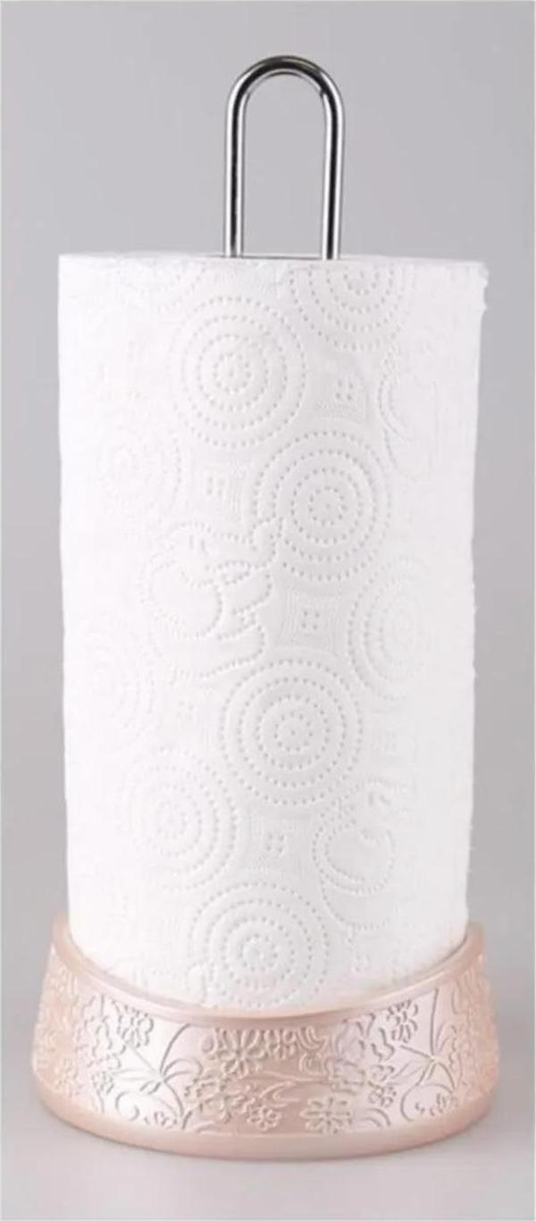 By Selim Flower Polyester Kağıt Havluluk Rosegold - Image 1