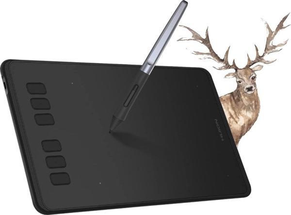 HUION Inspiroy H640P Grafik Tableti, 8192 Basınç Hassasiyetine Sahip - Image 1
