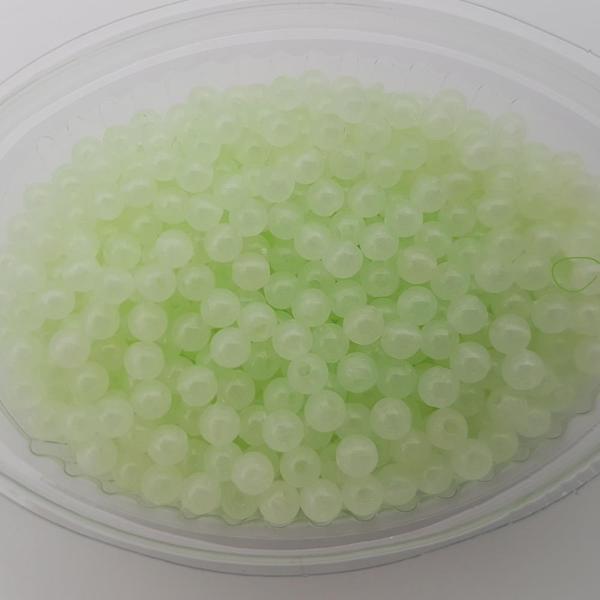 Effe Tekno Doğa 4Mm 45G Fosforlu Boncuk Yuvarlak Glow Olta Boncuğu Tekli Paket - Image 1