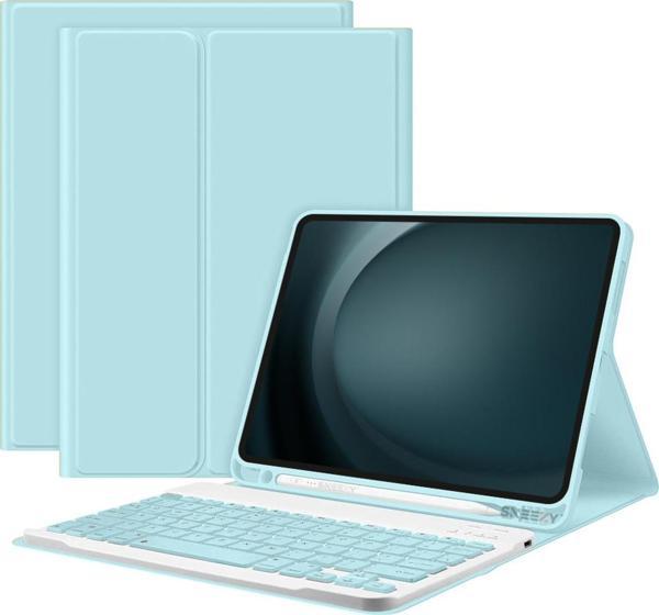 Sneezy İpad 10.Nesil 10.9 İnç 2022 Uyumlu Styletech Bluetooth Klavyeli Çok Yönlü Kılıf - Image 1