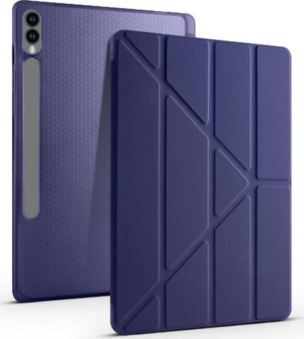 Sneezy Samsung Galaxy Tab S7 Plus T970 12.4 İnç Katlanabilir Kalemlikli Standlı Akıllı Kılıf - Image 1