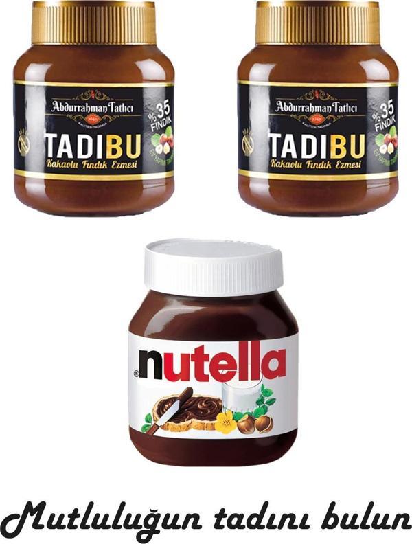 Abdurrahman Tatlıcı Tadıbu 330 gr x 2 Adet + Nutella 400 gr - Image 1