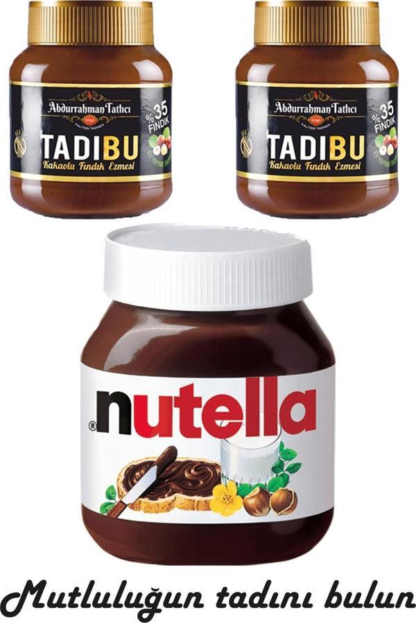 Abdurrahman Tatlıcı Tadıbu 330 gr x 2 Adet + Nutella 750 gr - Image 1