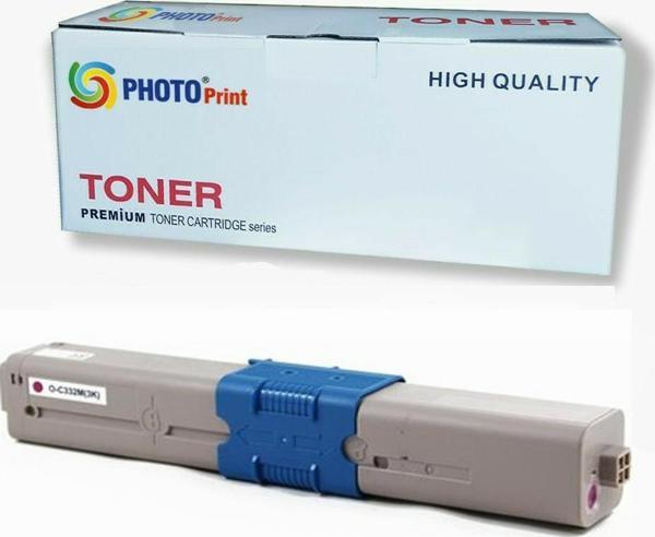 Okı C332DN  C332 / MC363  Kırmızı  Ithal Muadil Toner 3.000 Syf Renkli
 - Image 1