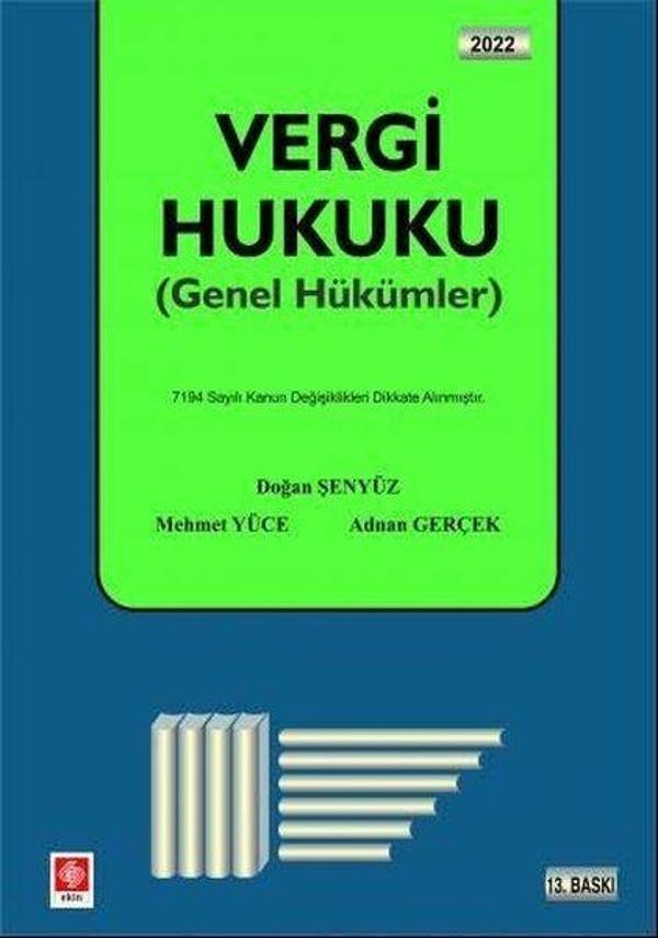 Vergi Hukuku - Genel Hükümler - Ekin Basım Yayın - Image 1