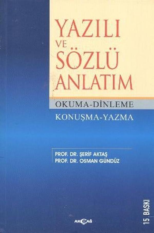 Yazılı ve Sözlü Anlatım - Akçağ Yayınları - Image 1
