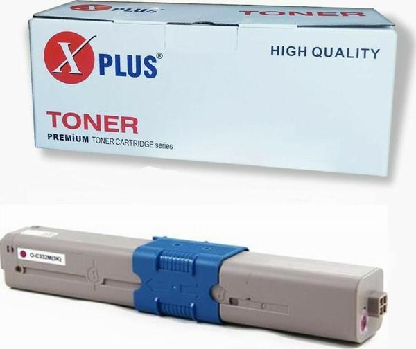 Xplus Okı C332DN  C332 / MC363  Kırmızı  Ithal Muadil Toner 3.000 Syf Renkli
 - Image 1