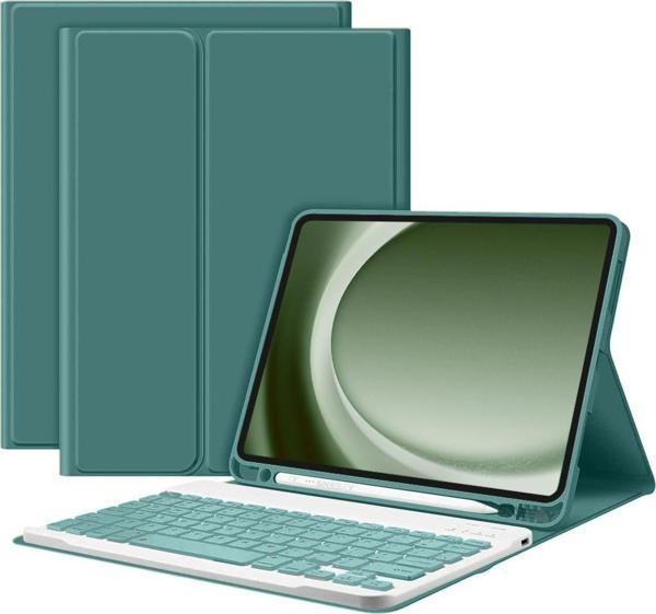 Sneezy İpad Air 5.Nesil 10.9 İnç 2022 Uyumlu Styletech Bluetooth Klavyeli Çok Yönlü Kılıf - Image 1