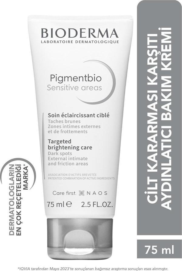 Bioderma Pigmentbio Sensitive Areas Genital Bölge, Eklem Bölgeleri Kararma Karşıtı Aydınlatıcı Krem 75 Ml - Image 1