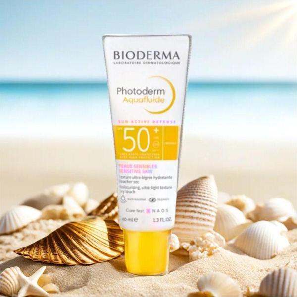 Bioderma Photoderm Aquafluid Spf50+ Tüm Ciltler Yüksek Korumalı Renksiz Güneş Kremi 40 Ml - Image 1